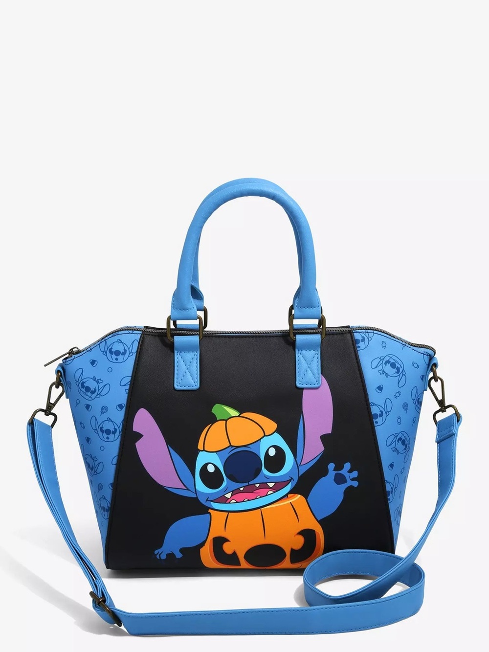 Loungefly Disney Lilo & Stitch Pumpkin Costume Satchel Bag Halloween Hot Topic